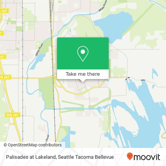 Mapa de Palisades at Lakeland, Auburn, WA 98092