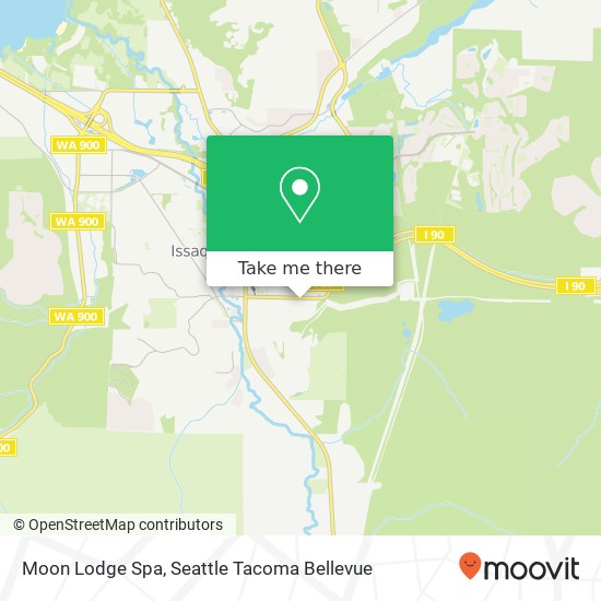 Mapa de Moon Lodge Spa, 535 E Sunset Way