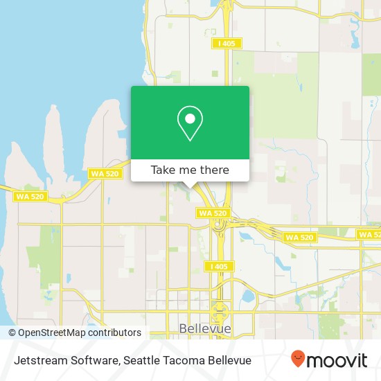 Mapa de Jetstream Software, 3025 112th Ave NE