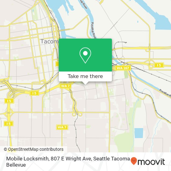 Mapa de Mobile Locksmith, 807 E Wright Ave