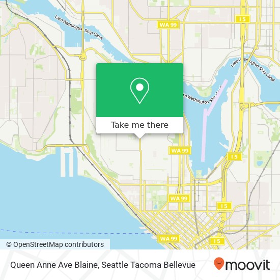 Queen Anne Ave Blaine, Seattle, WA 98109 map