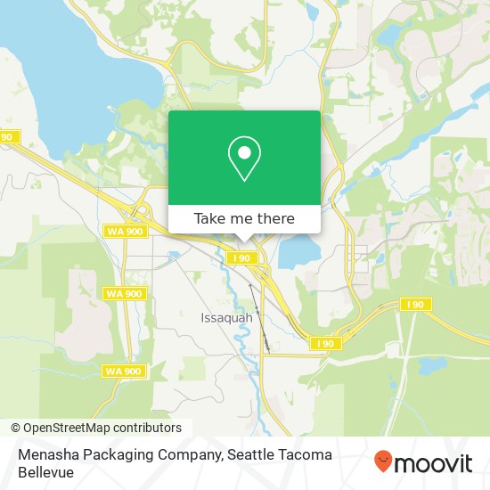 Mapa de Menasha Packaging Company, 22510 SE 64th Pl