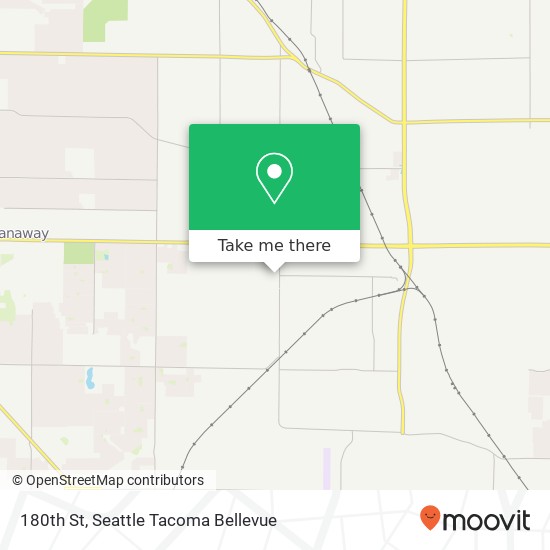 Mapa de 180th St, Tacoma, WA 98446