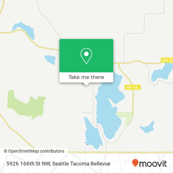 Mapa de 5926 166th St NW, Stanwood, WA 98292