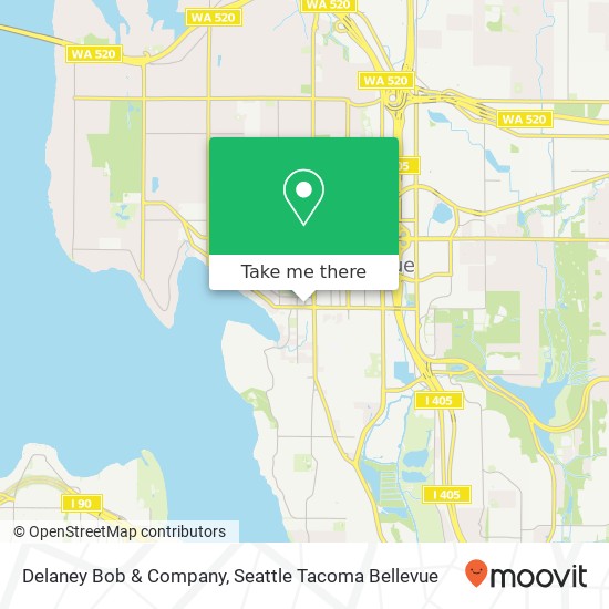 Mapa de Delaney Bob & Company, 9 103rd Ave NE