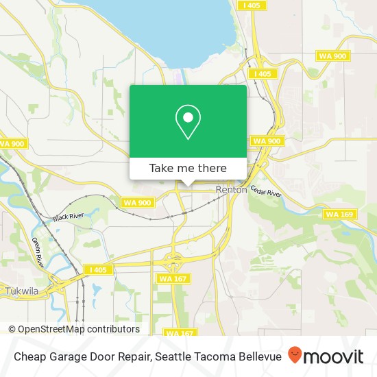 Mapa de Cheap Garage Door Repair, 200 S 3rd St