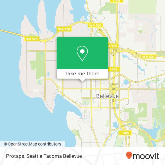 Protaps, 100th Ave NE map