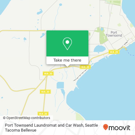 Mapa de Port Townsend Laundromat and Car Wash, 2115 W Sims Way
