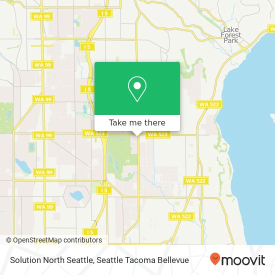 Mapa de Solution North Seattle