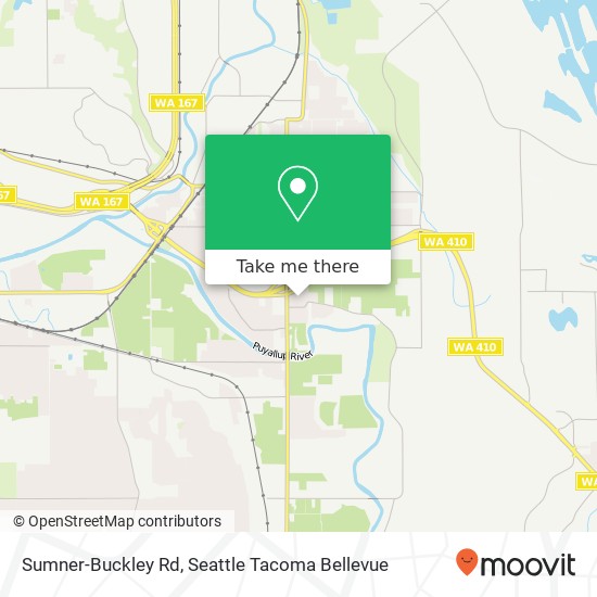 Mapa de Sumner-Buckley Rd, Sumner, WA 98390