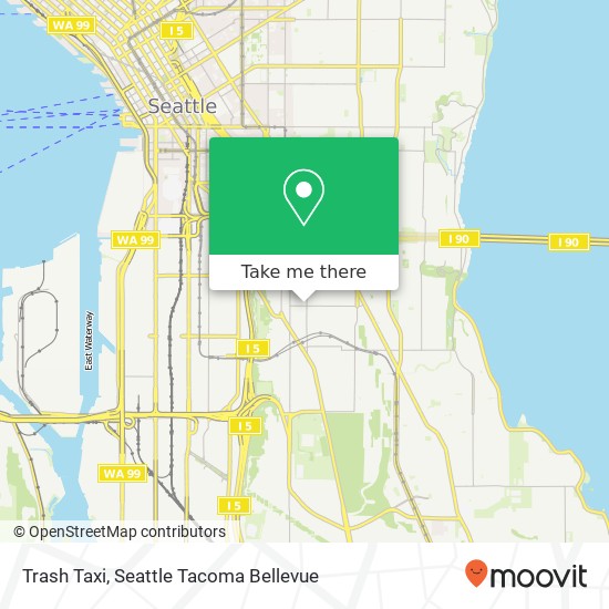 Mapa de Trash Taxi, 17th Ave S