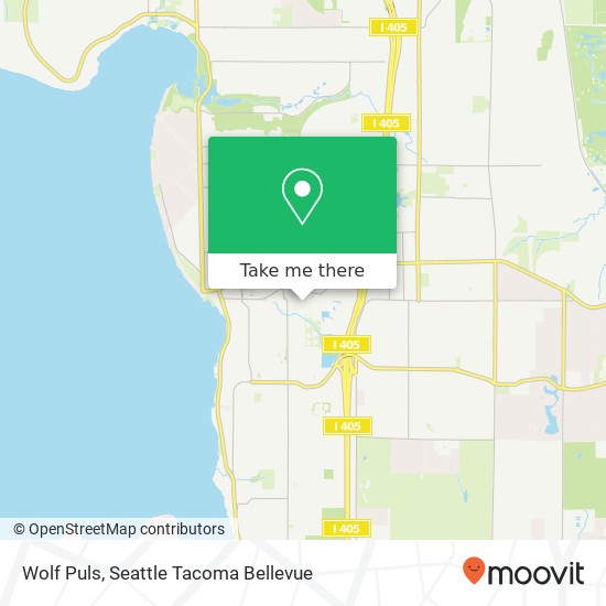 Wolf Puls, Kirkland Ave map