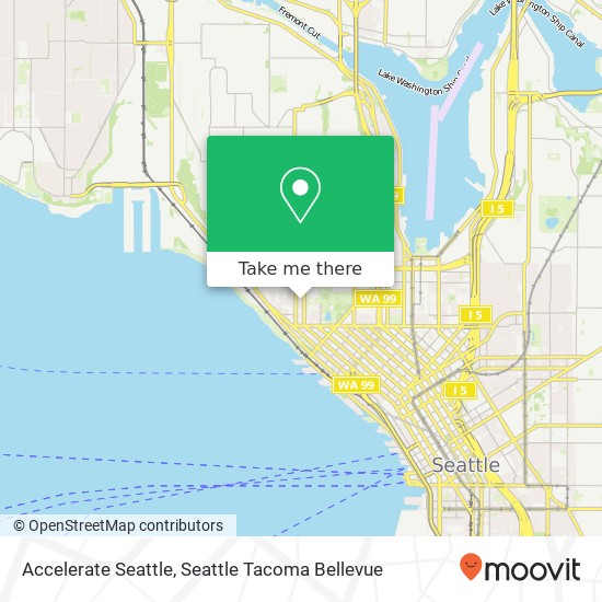 Mapa de Accelerate Seattle, 315 1st Ave N