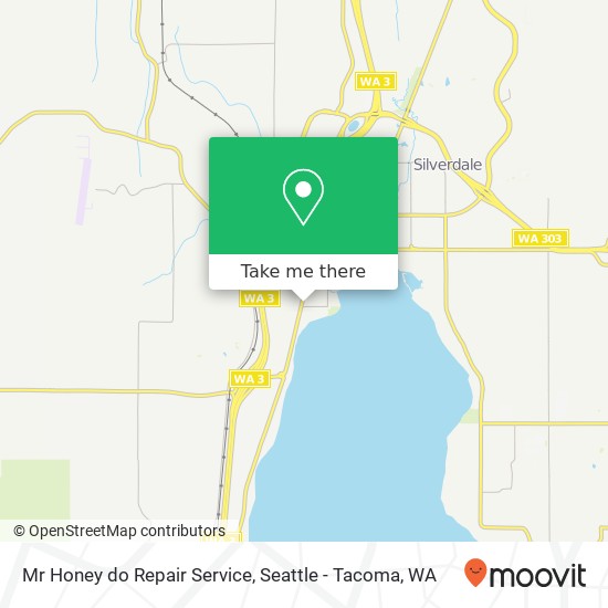 Mr Honey do Repair Service map