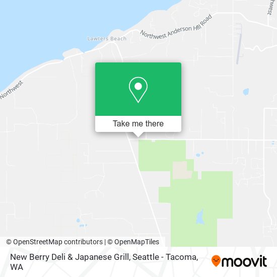 New Berry Deli & Japanese Grill map