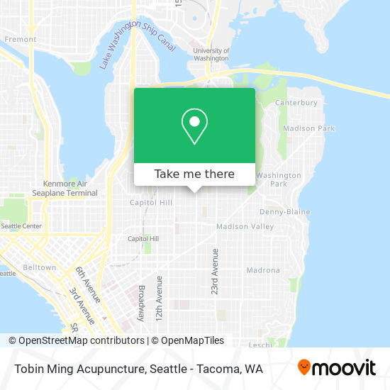 Tobin Ming Acupuncture map