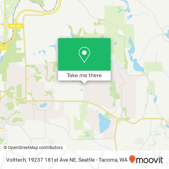 Mapa de Volttech, 19237 181st Ave NE