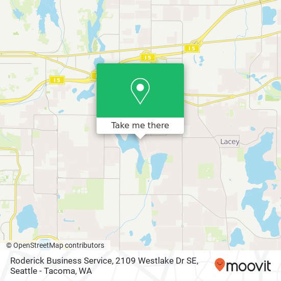 Roderick Business Service, 2109 Westlake Dr SE map