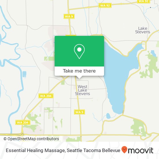 Mapa de Essential Healing Massage, 9433 4th St NE