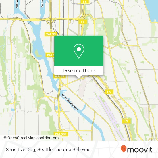 Sensitive Dog, S Michigan St map