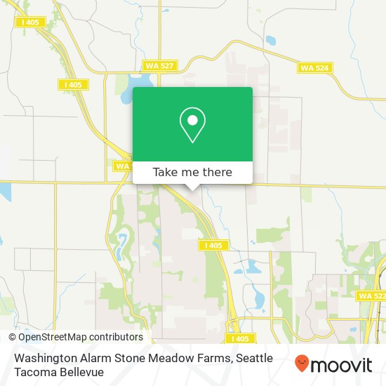 Mapa de Washington Alarm Stone Meadow Farms, 23028 27th Ave SE