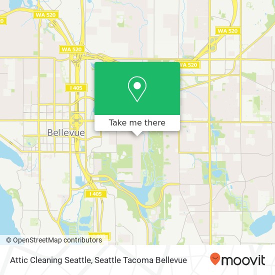 Mapa de Attic Cleaning Seattle, 129th Ave NE