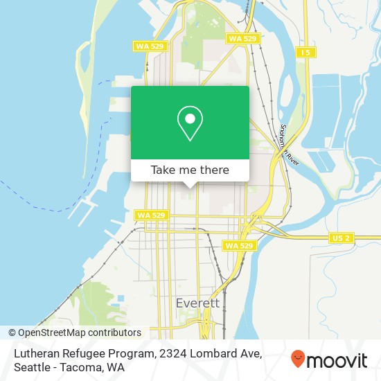 Lutheran Refugee Program, 2324 Lombard Ave map