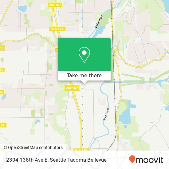 Mapa de 2304 138th Ave E, Sumner, WA 98390