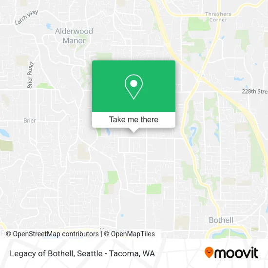 Legacy of Bothell, 305 240th St SW map