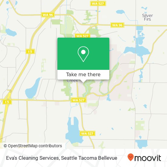 Mapa de Eva's Cleaning Services, Mill Creek Blvd