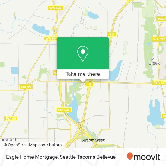 Mapa de Eagle Home Mortgage, 2122 164th St SW