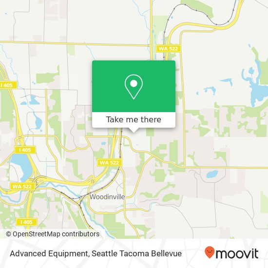 Mapa de Advanced Equipment, 19501 144th Ave NE