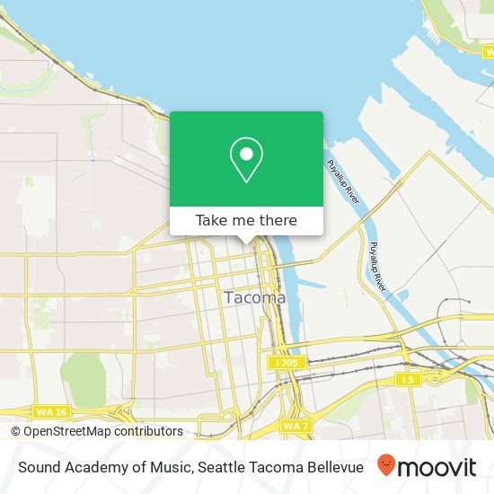 Mapa de Sound Academy of Music, 737 St Helens Ave