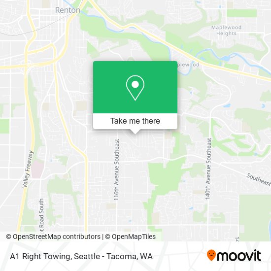 A1 Right Towing map