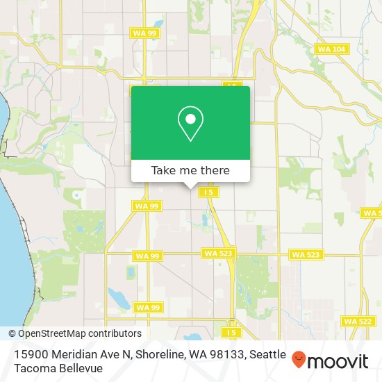 15900 Meridian Ave N, Shoreline, WA 98133 map