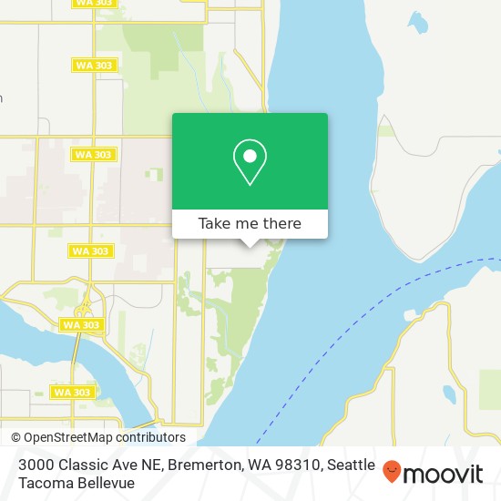 3000 Classic Ave NE, Bremerton, WA 98310 map