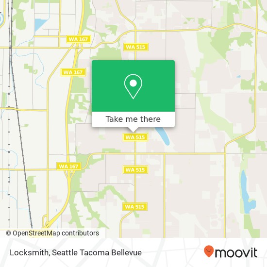 Locksmith, 20221 108th Ave SE map