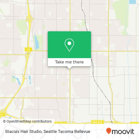 Mapa de Stacia's Hair Studio, 8038 Pacific Ave
