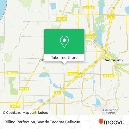 Billing Perfection, 44th Ave W map