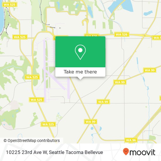 Mapa de 10225 23rd Ave W, Everett, WA 98204