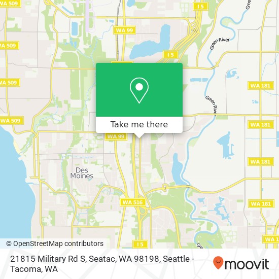 21815 Military Rd S, Seatac, WA 98198 map