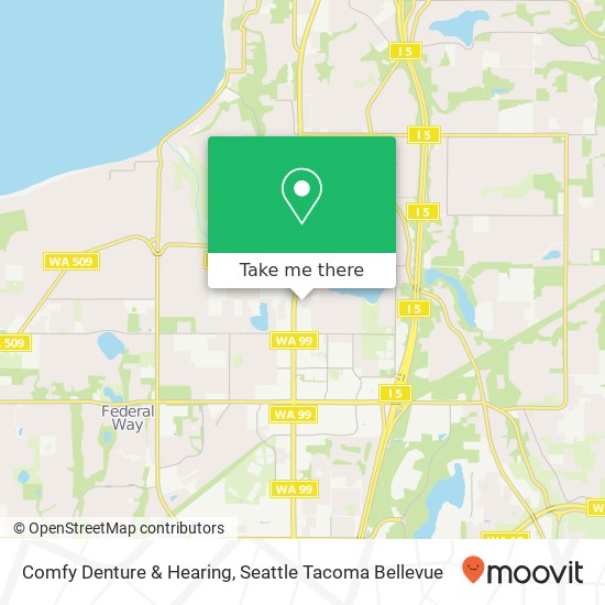 Mapa de Comfy Denture & Hearing, 30810 Pacific Hwy S