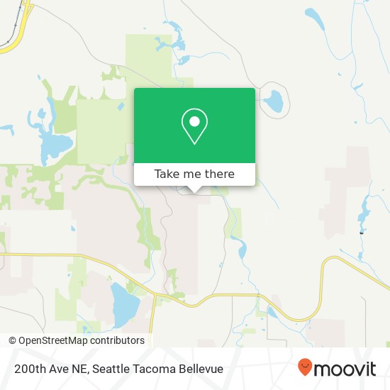 Mapa de 200th Ave NE, Woodinville, WA 98077