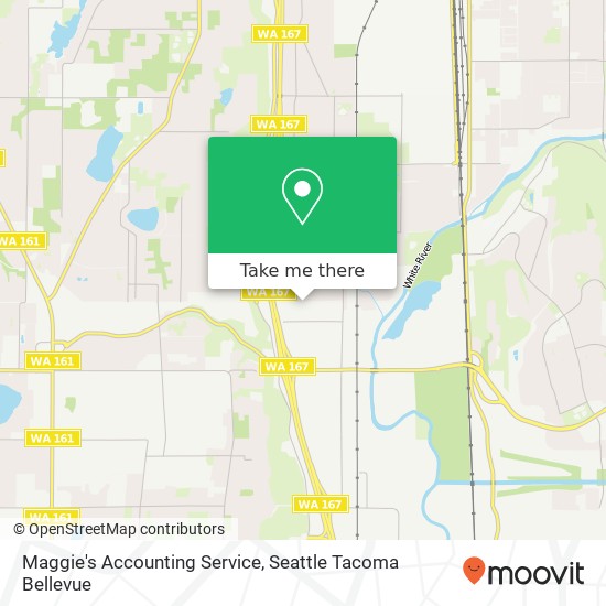 Mapa de Maggie's Accounting Service, 264 County Line Rd SW