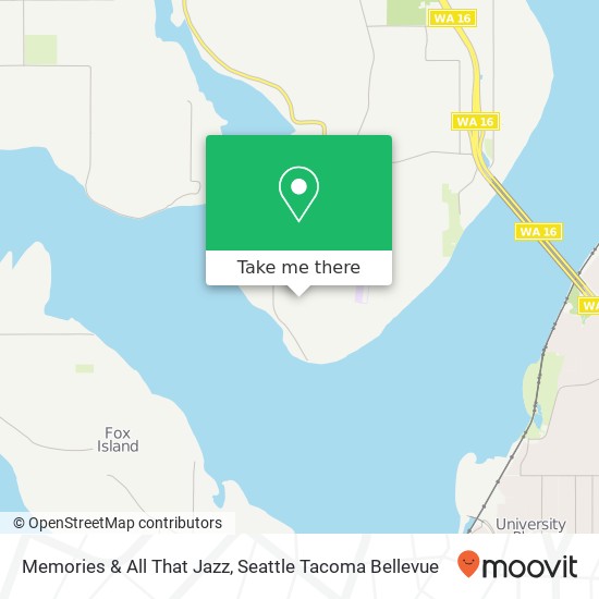 Mapa de Memories & All That Jazz, 334 Point Fosdick Pl NW