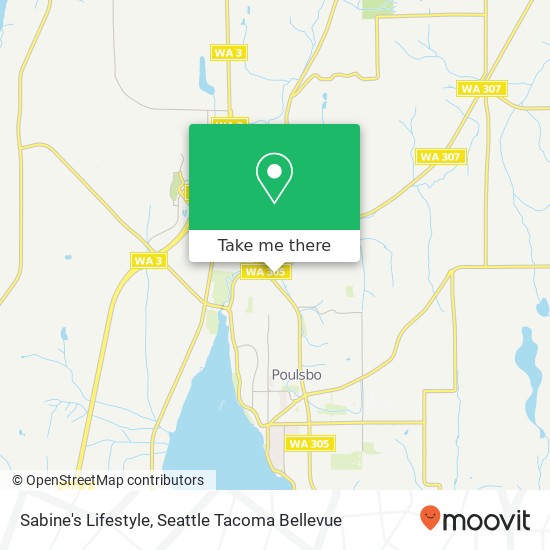 Mapa de Sabine's Lifestyle, 20714 State Highway 305 NE