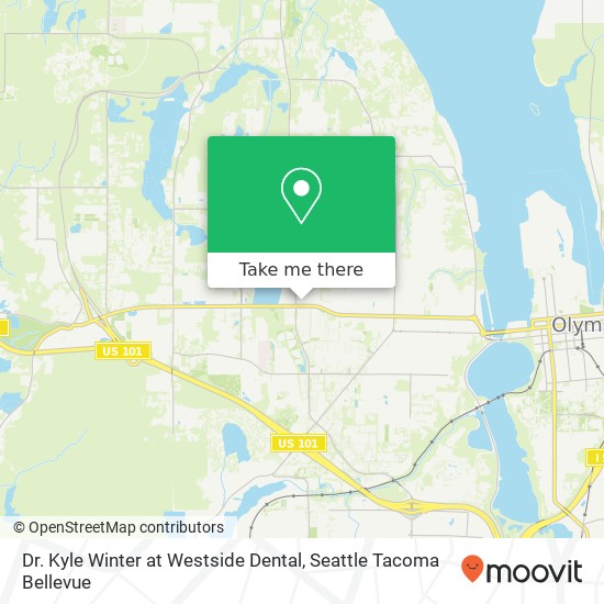 Mapa de Dr. Kyle Winter at Westside Dental, 3000 Harrison Ave NW