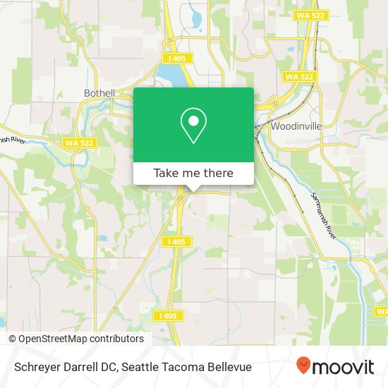 Schreyer Darrell DC, 11801 NE 160th St map
