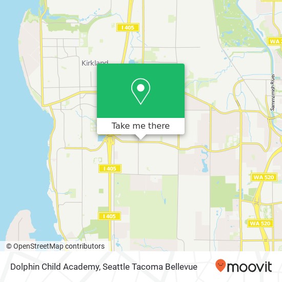 Mapa de Dolphin Child Academy, 12216 NE 70th St