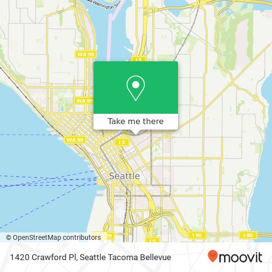 1420 Crawford Pl, Seattle, WA 98122 map